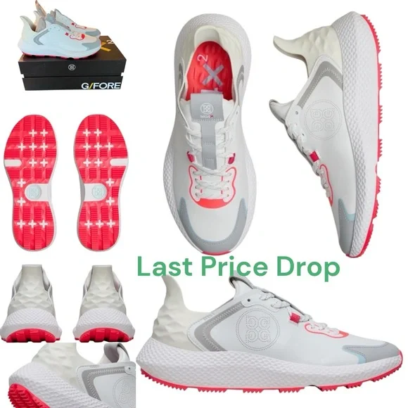 G/FORE MEN'S MG4X2 PERFORATED LOGO HYBRID GOLF SHOES SIZE 11 NEW NIB - Picture 3 of 12